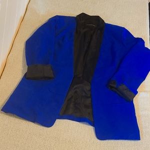 Rock & Republic- Womens Blazer- Blue and Black- L